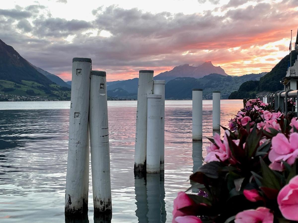 Ferienwohnungen Mit 4 Betten In Gersau Direkt Am Vierwaldstaettersee エクステリア 写真